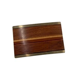 Western Sky West Wooden belt buckle